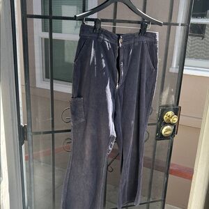 Vintage K-Mart grey corduroy bell bottoms